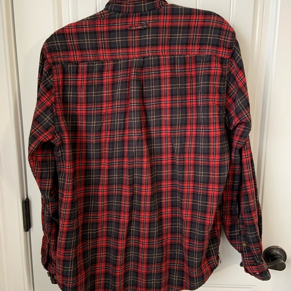 Boston Traiders 100% Cotton Mens Plaid Shirt Sz Large - Picture 2 of 4